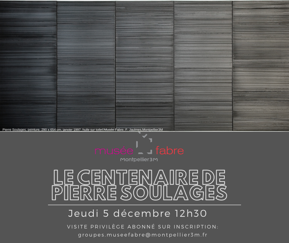 Le centenaire de Pierre Soulages décembre