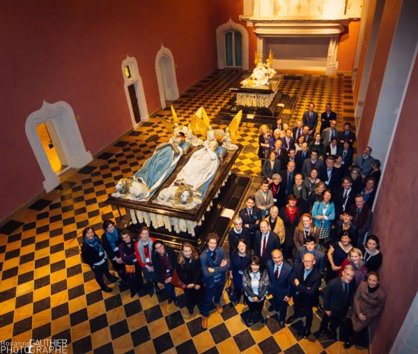 La délégation FRAME lors du congrès annuel de l'association en novembre 2014 au musée des Beaux-Arts de Dijon © Roxanne Gauthier Photographe