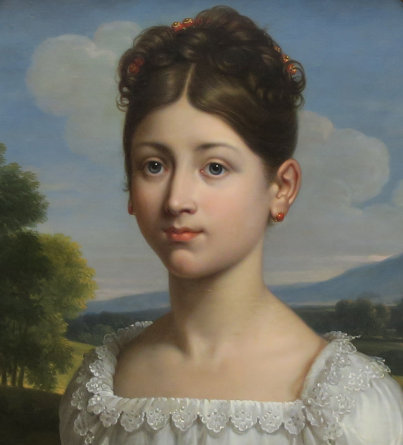 François-Xavier Fabre, Portrait de Caroline Scitivaux (1800-1882)