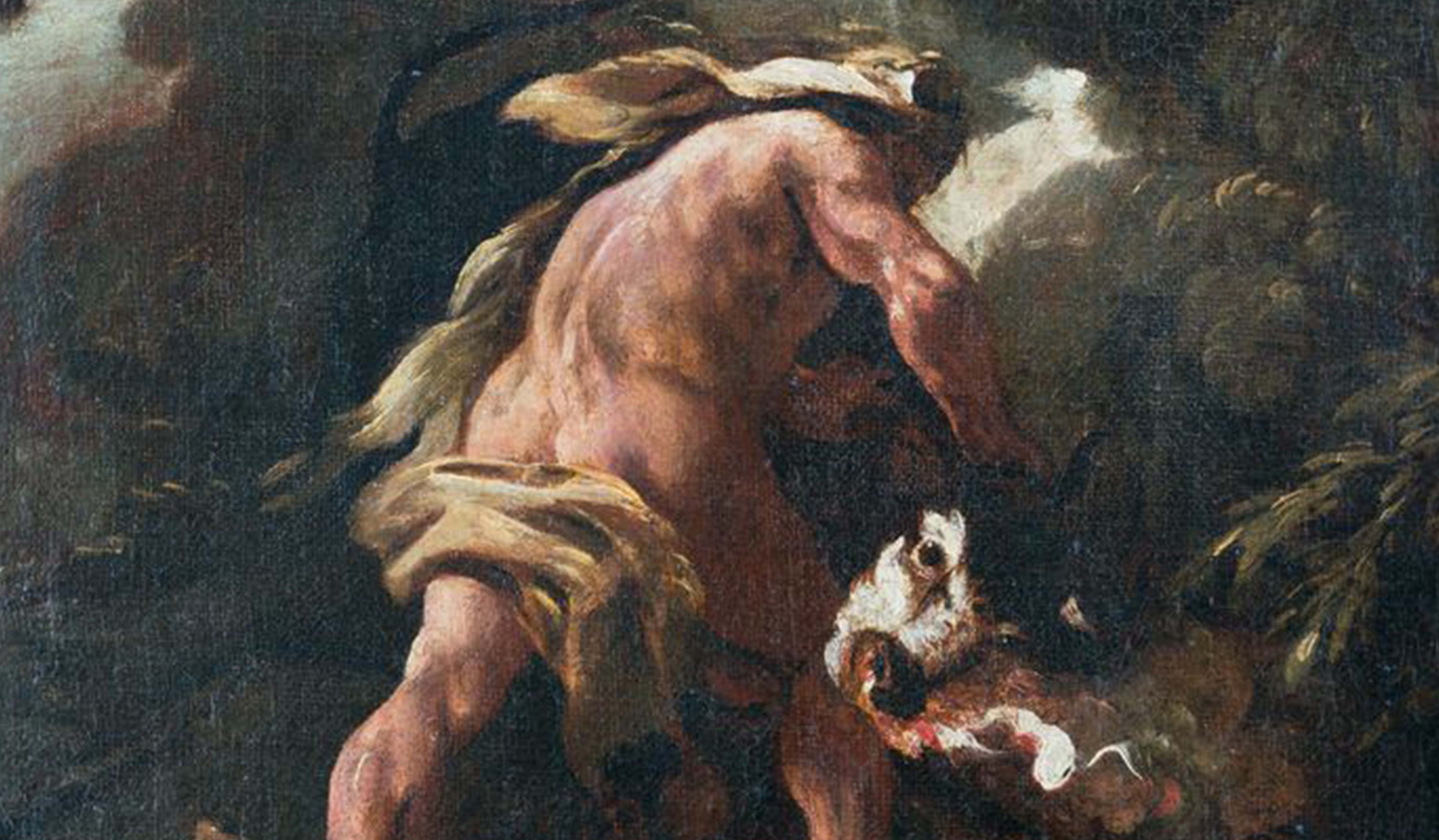 Luca GIORDANO, Hercule domptant le taureau de Crète