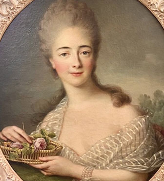 François hubert Drouais-Portrait de Mme Du Barry