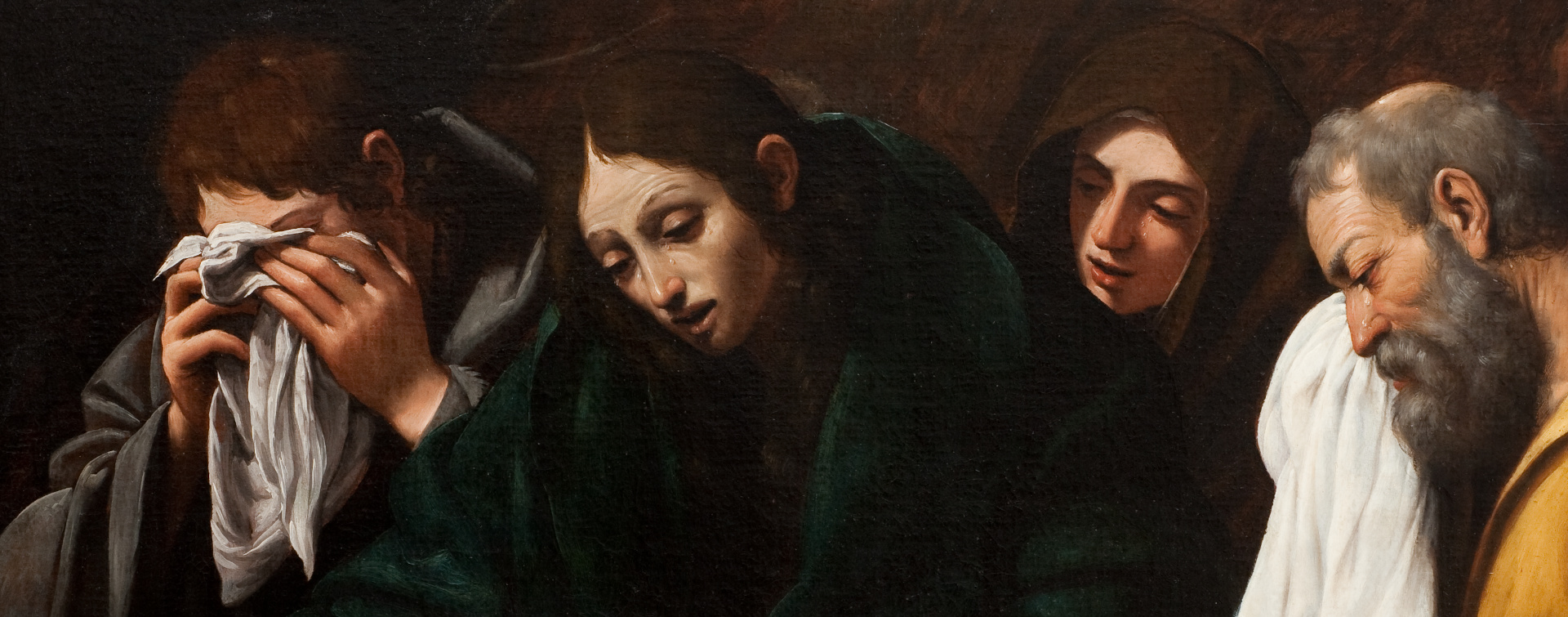 Leonello Spada, La Lamentation sur le Christ mort (détail)